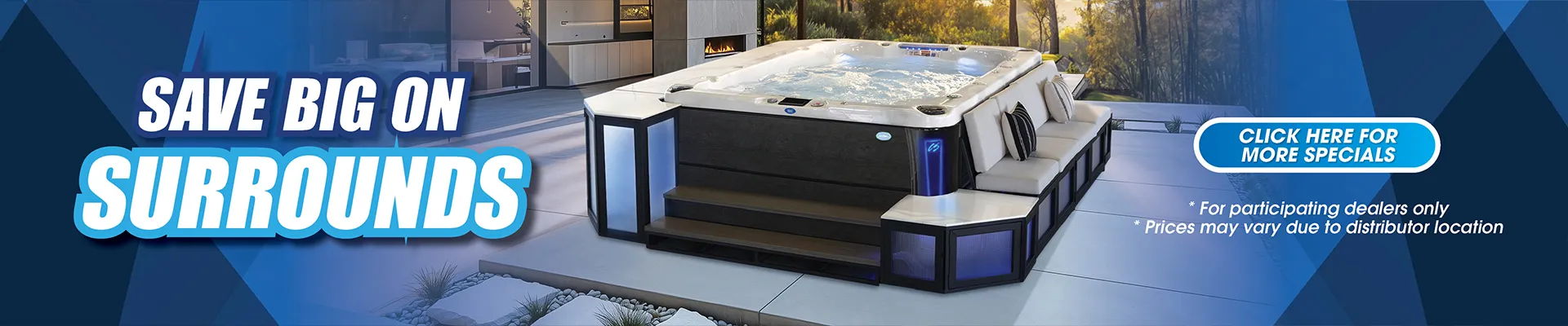 Calspas hot tub being used in a family setting - Centreville