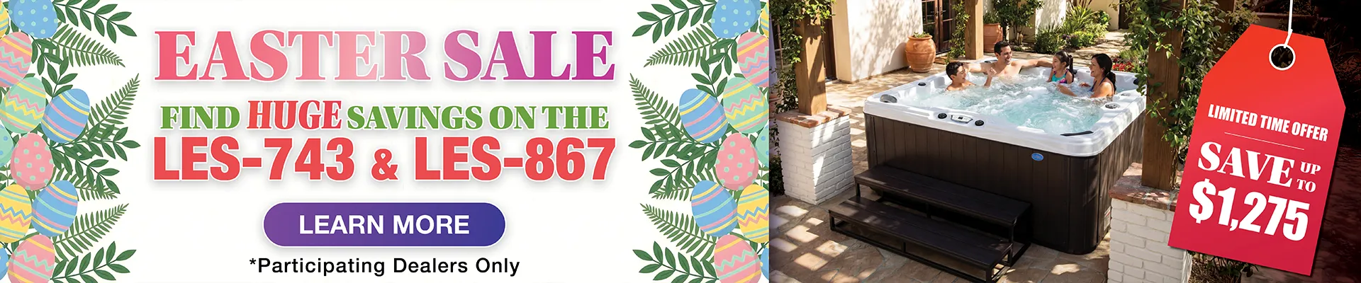 Calspas hot tub being used in a family setting - Centreville